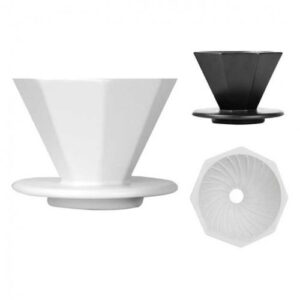قمع سيراميك للتقطير - مضلع | Ceramic Dripper Ribbed
